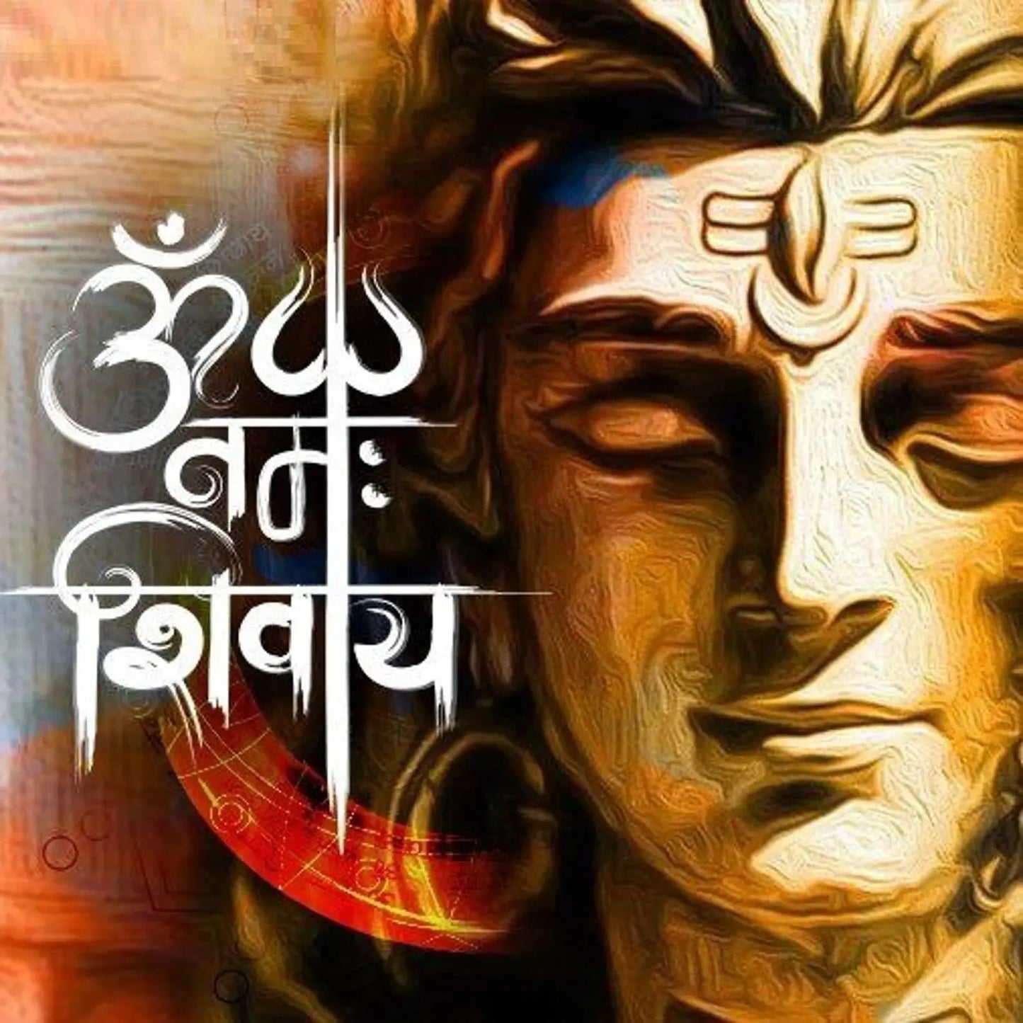OM DIY Acrylic Painting by Numbers Kit on Canvas Deepan Enterprises