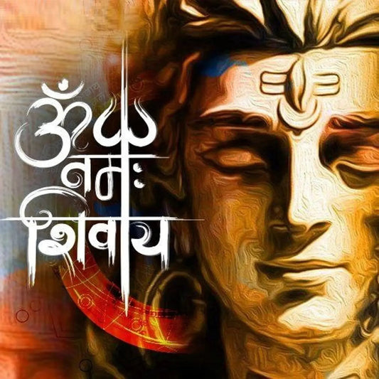 OM DIY Acrylic Painting by Numbers Kit on Canvas Deepan Enterprises