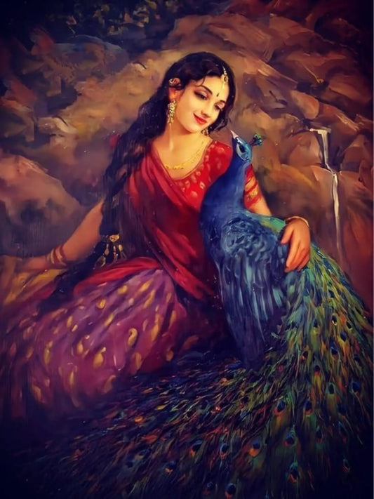 Gopi DIY 5D Diamond Painting by Numbers Kit  on Canvas  Full Drill Rhinestone Embroidery Cross Stitch Pictures - TULIP N TURTLE
