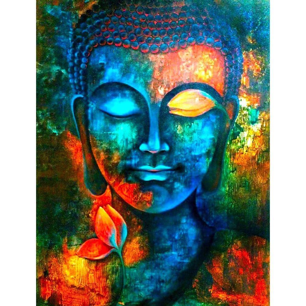 Buddha DIY 5D Diamond Painting by Numbers Kit on Canvas Full Drill Rhinestone Embroidery Cross Stitch Pictures …