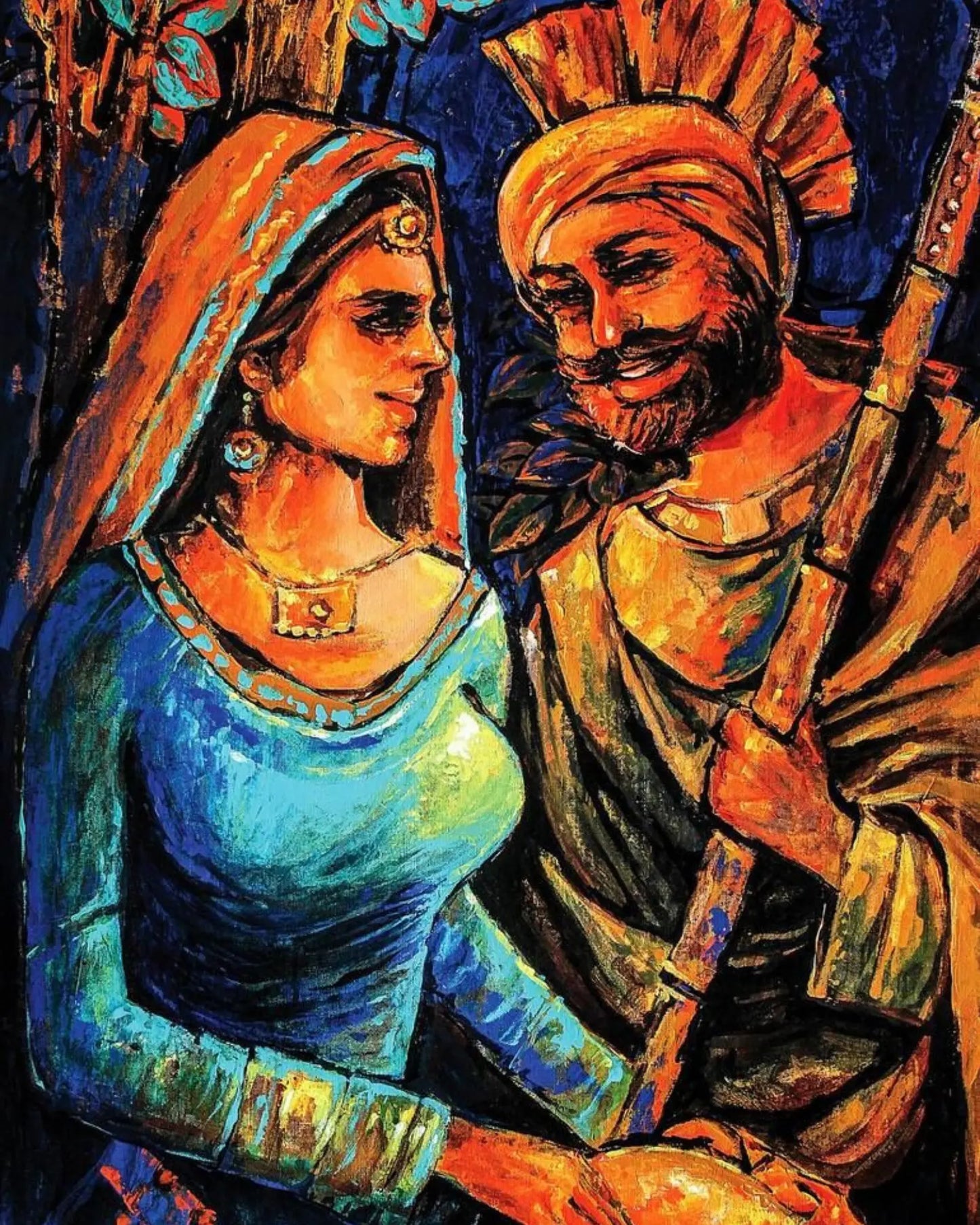 BAISAKHI DIY Acrylic Painting by Numbers Kit on Canvas… Tulip n Turtle