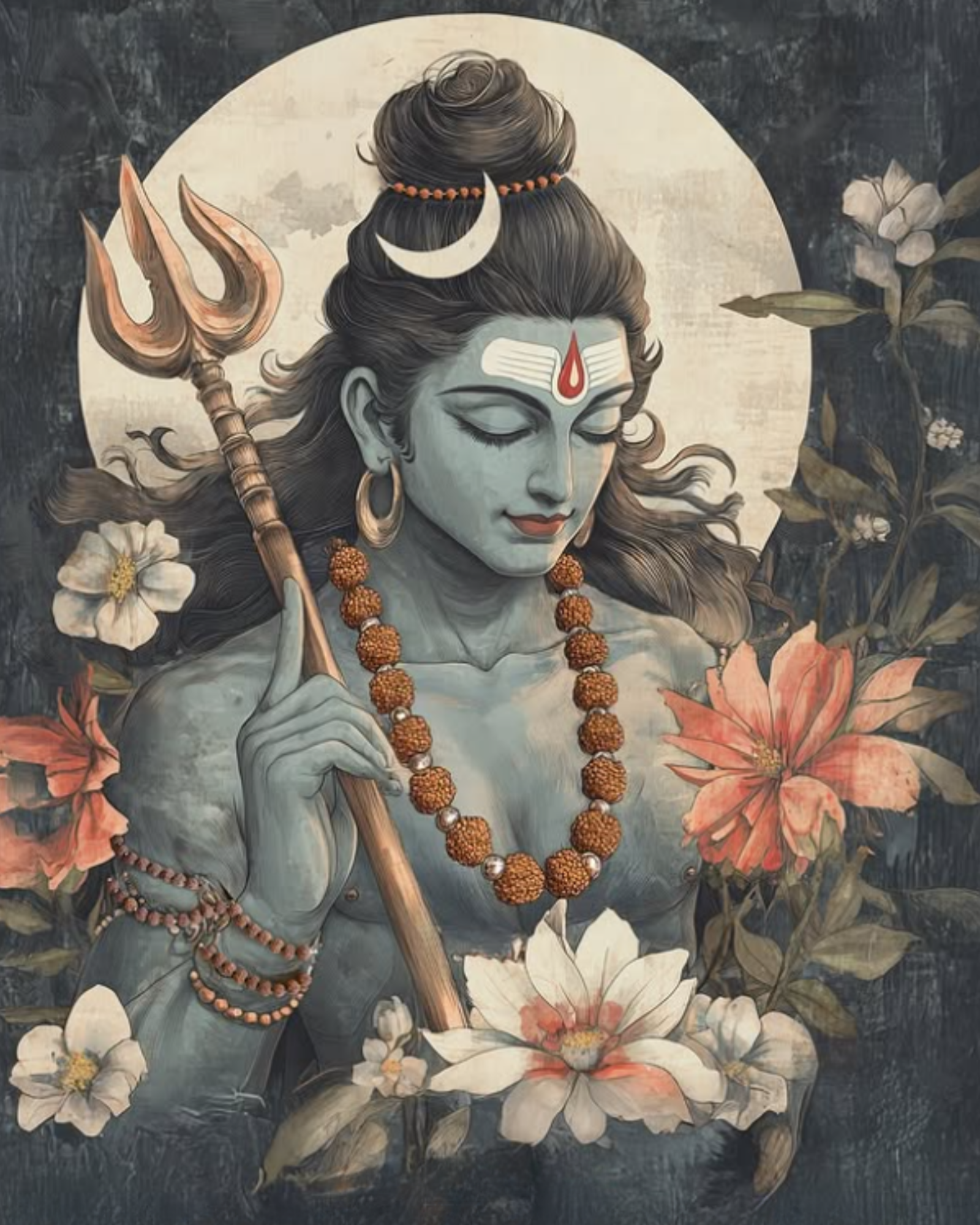 Satyam Shivam Sundaram DIY Acrylic Painting by Numbers Kit on Canvas. Deepan Enterprises