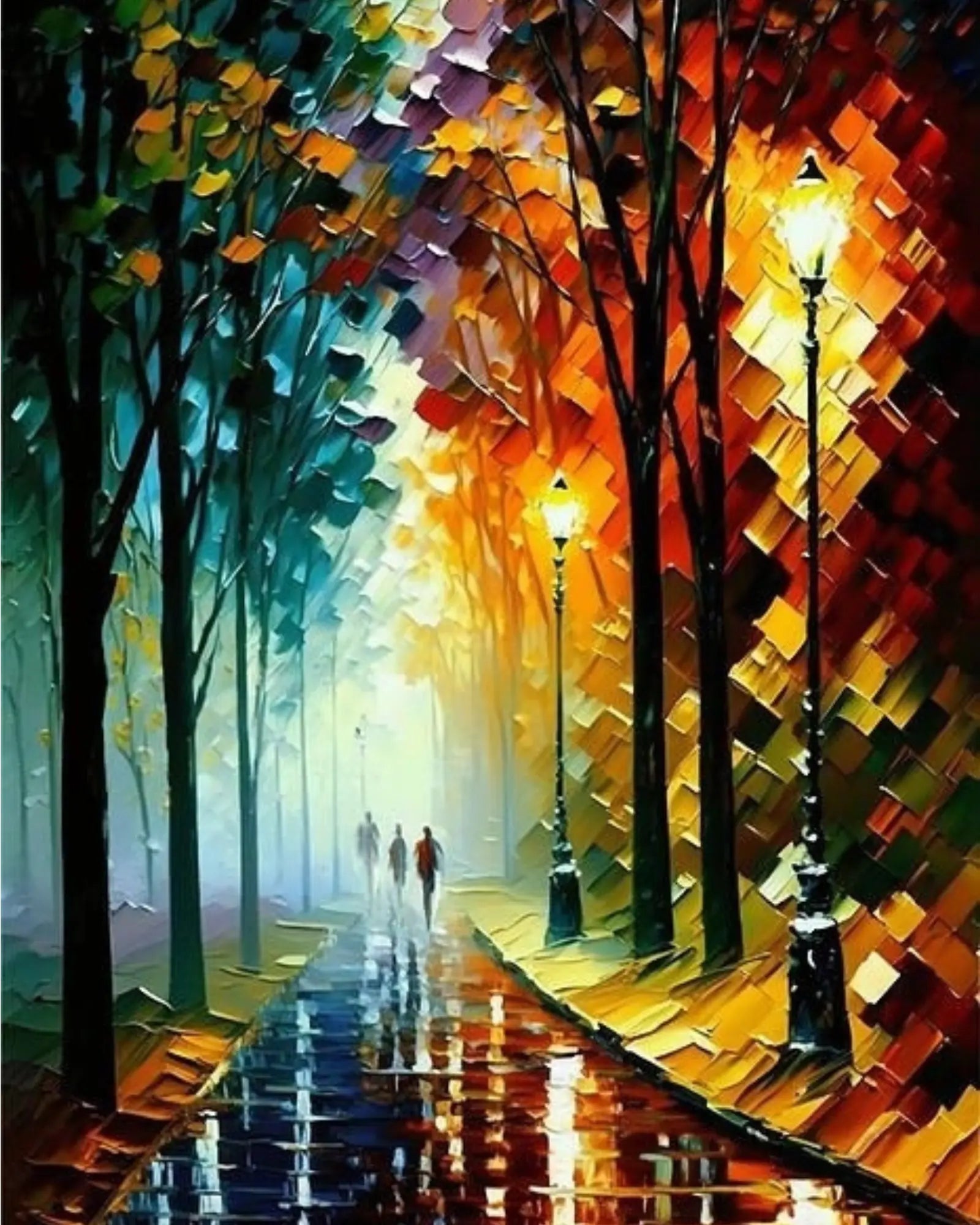 DUSK DIY Acrylic Painting by Numbers Kit on Canvas… Tulip n Turtle