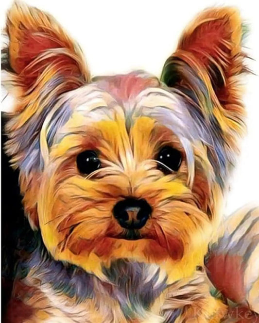 FLUFFY DIY Acrylic Painting by Numbers Kit on Canvas… - TULIP N TURTLE