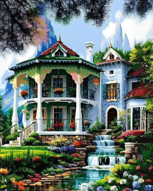 HOME DIY Acrylic Painting by Numbers Kit on Canvas - TULIP N TURTLE