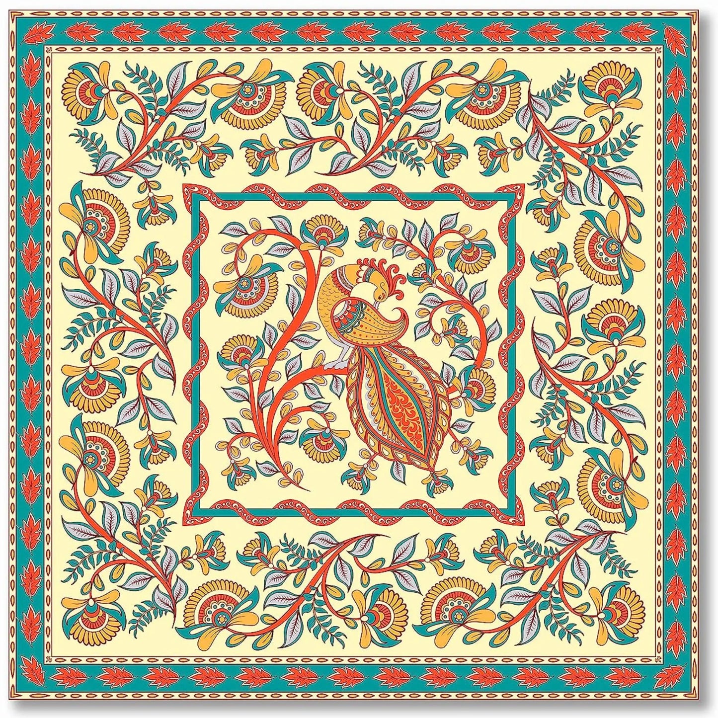 KALAMKARI DIY Acrylic Painting by Numbers Kit on Canvas… Tulip n Turtle