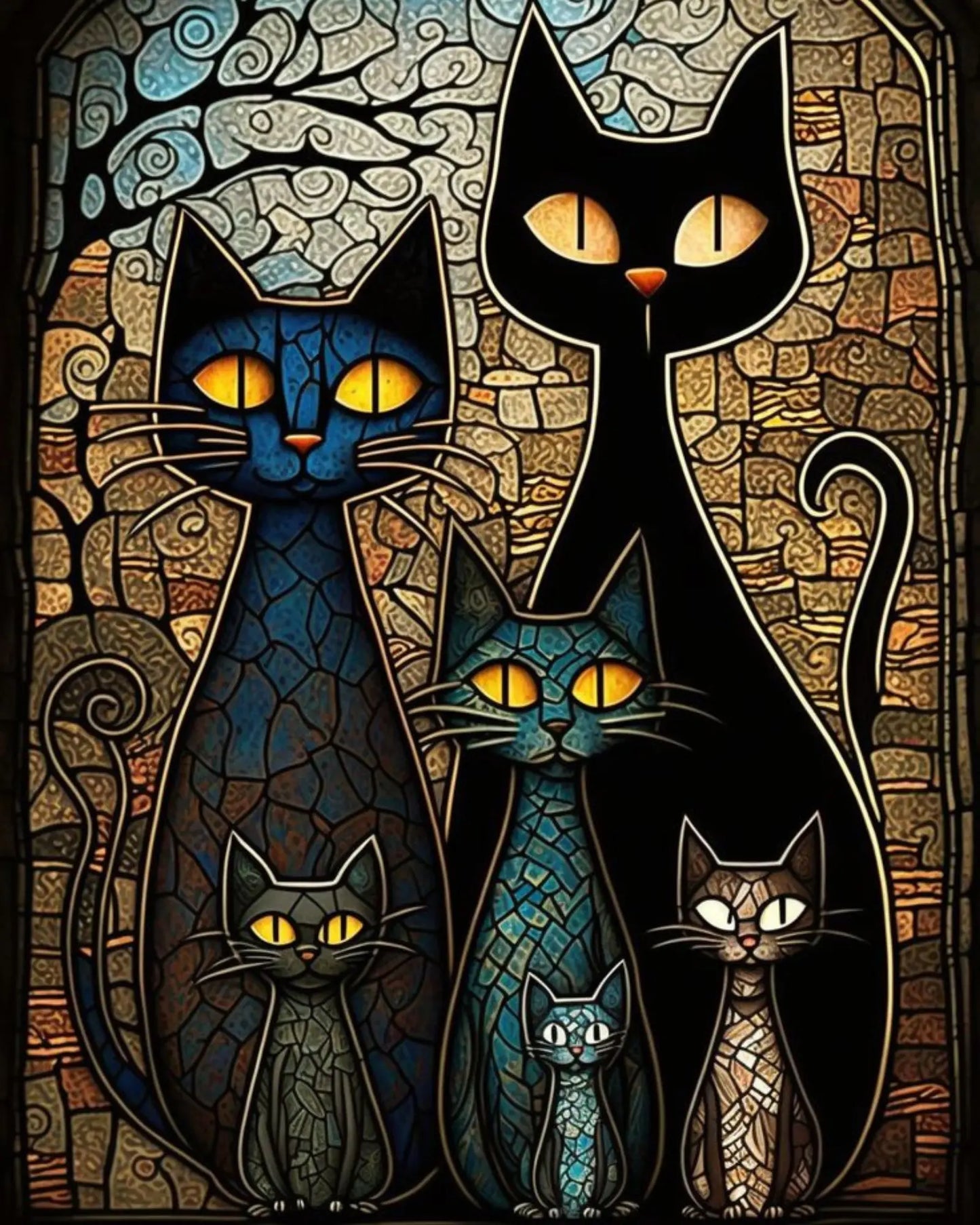 KITTY DIY Acrylic Painting by Numbers Kit on Canvas… Tulip n Turtle