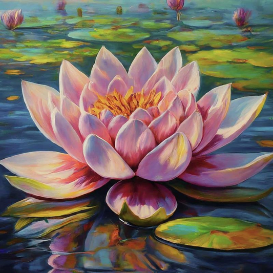 "KAMAL" DIY Acrylic Painting by Numbers Kit on Canvas - TULIP N TURTLE