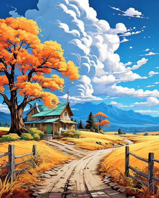 MEADOWS DIY Acrylic Painting by Numbers Kit on Canvas… Tulip n Turtle