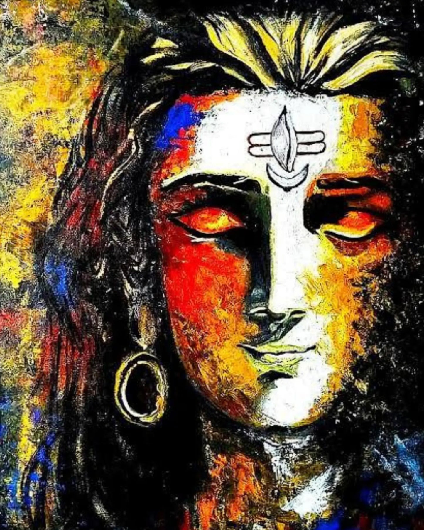 MAHAKAL DIY Acrylic Painting by Numbers Kit on Canvas… Tulip n Turtle