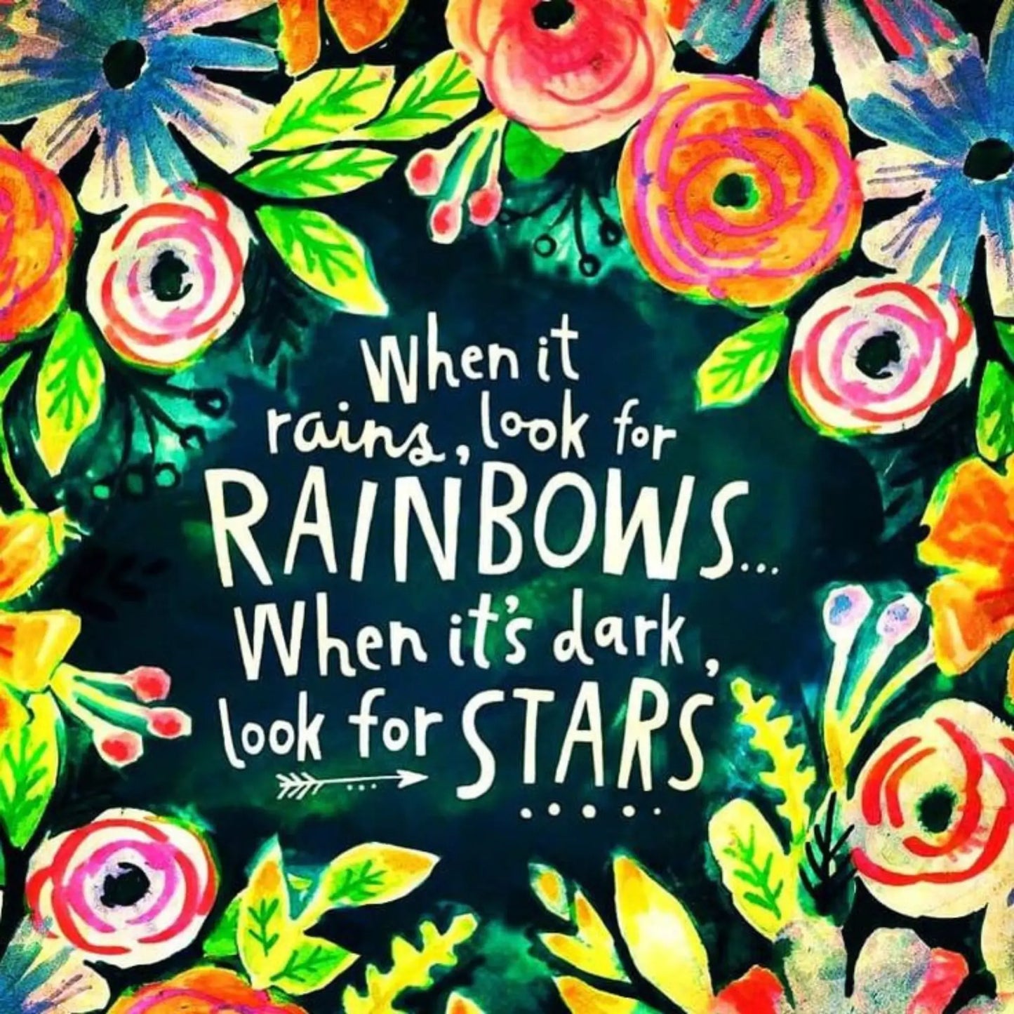 RAINBOW Art DIY Acrylic Painting by Numbers Kit on Canvas… - TULIP N TURTLE