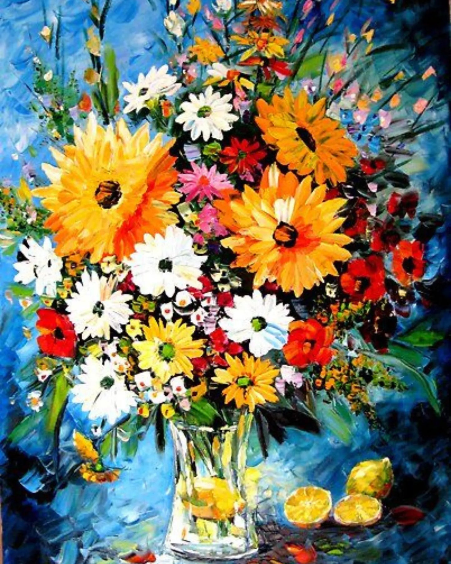 VASE DIY Acrylic Painting by Numbers Kit on Canvas Deepan Enterprises