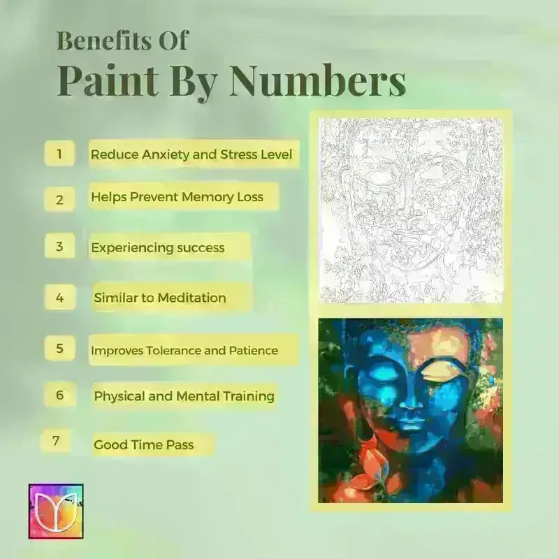 Bella DIY Acrylic Painting by Numbers Kit on Canvas Deepan Enterprises