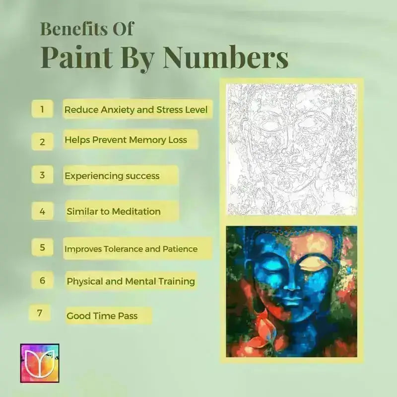 African Art DIY Acrylic Painting by Numbers Kit on Canvas… Tulip n Turtle