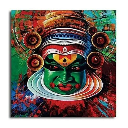 Kathakali DIY Acrylic Painting by Numbers Kit on Canvas… Tulip n Turtle