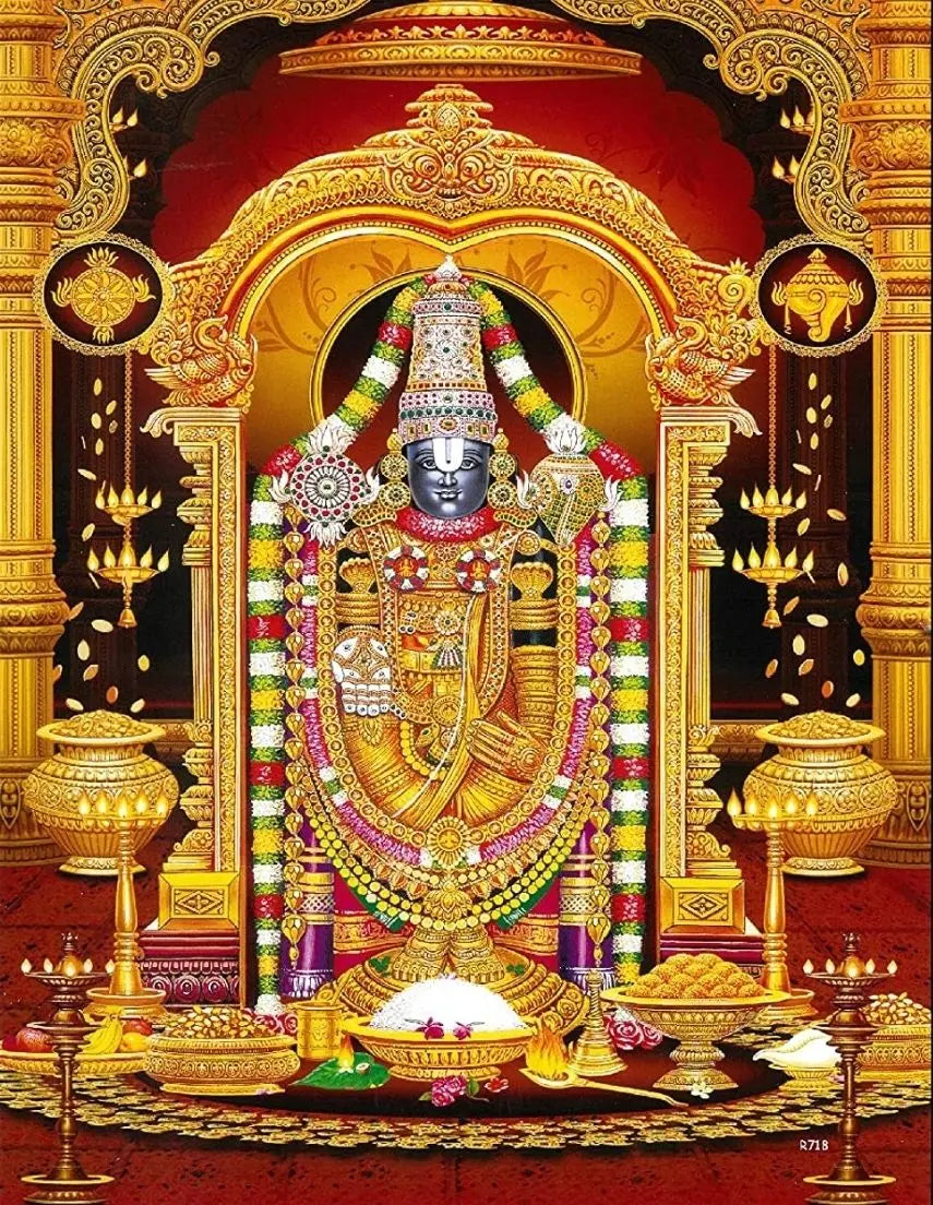Balaji DIY Acrylic Painting by Numbers Kit on Canvas Deepan Enterprises