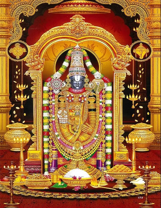 Balaji DIY Acrylic Painting by Numbers Kit on Canvas Deepan Enterprises