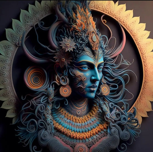 Neelkanth DIY Acrylic Painting by Numbers Kit on Canvas Deepan Enterprises