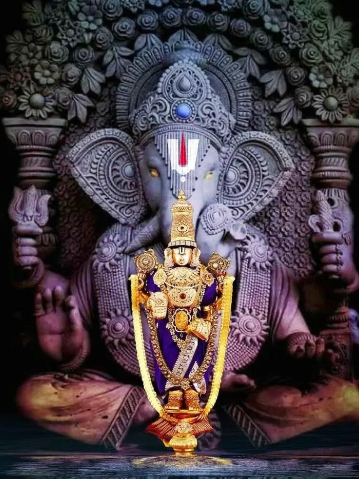 Ganesha Balaji DIY Acrylic Painting by Numbers Kit on Canvas - TULIP N TURTLE