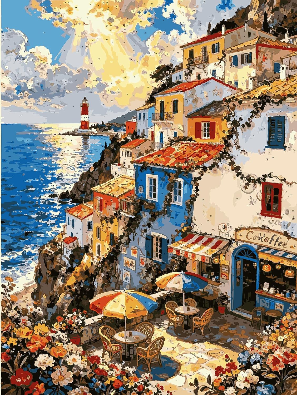 Large Size PBN Canvas