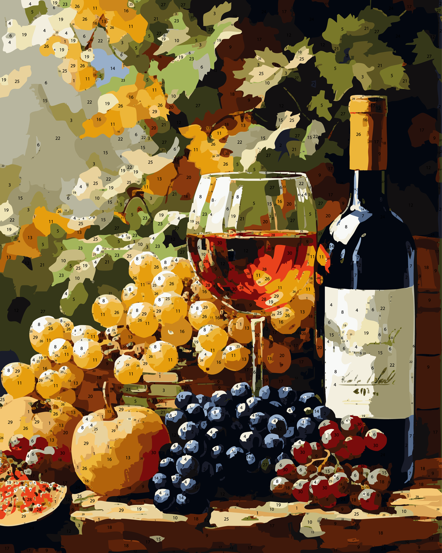 Pre Order 11 DIY Acrylic Painting by Numbers Kit on Canvas 40 50 cm 30 colours Deepan Enterprises