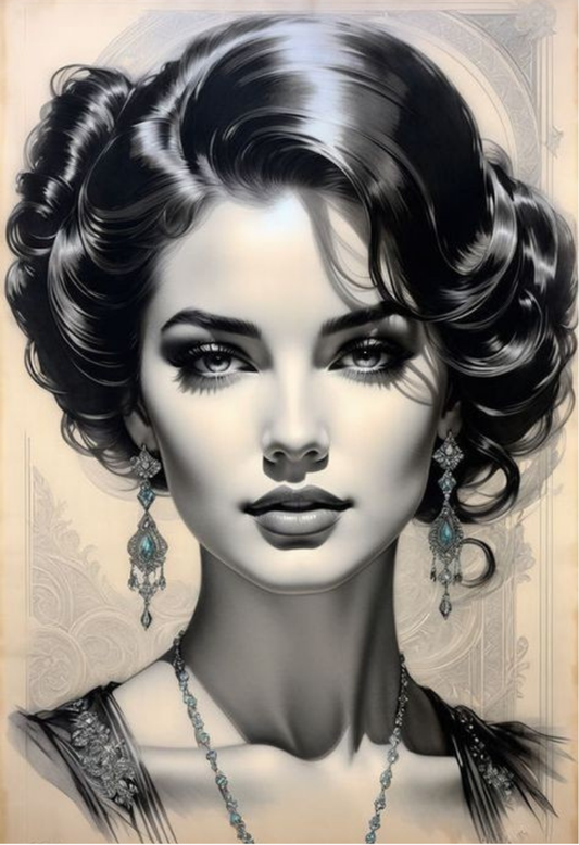 Pre Order 08 DIY Acrylic Painting by Numbers Kit on Canvas 37 54 cm 30 colours Deepan Enterprises