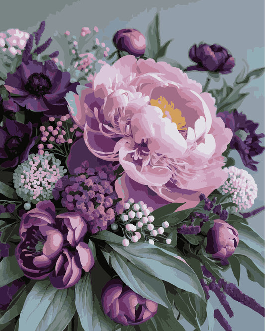 Pre Order 13 DIY Acrylic Painting by Numbers Kit on Canvas 40 50 cm 24 colours