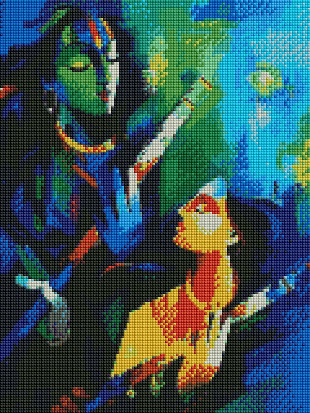 Abstract Krishna Radha DIY 5D Diamond Painting by Numbers Kit  on Canvas  Full Drill Rhinestone Embroidery Cross Stitch Pictures …