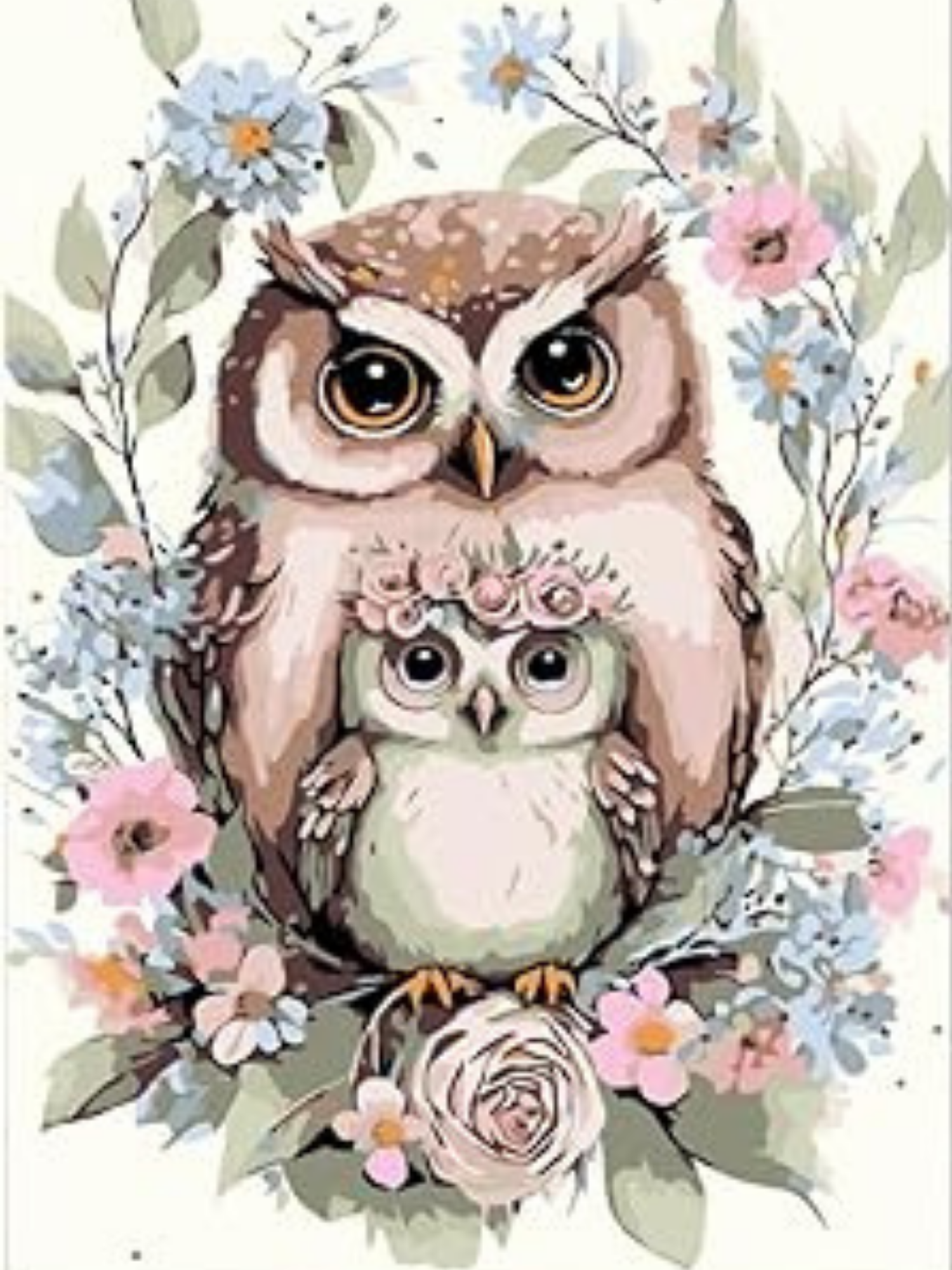 Cuddles in The Wild Mini PBN set of three framed paint by number kits 18cm*24cm each.  Mini PBN set of three framed paint by number kits 18cm*24cm each.  Mini PBN set of three framed paint by number kits 18cm*24cm each. Deepan Enterprises