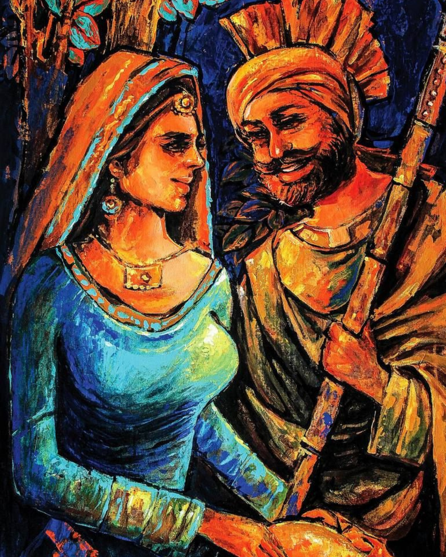 BAISAKHI DIY Acrylic Painting by Numbers Kit on Canvas…