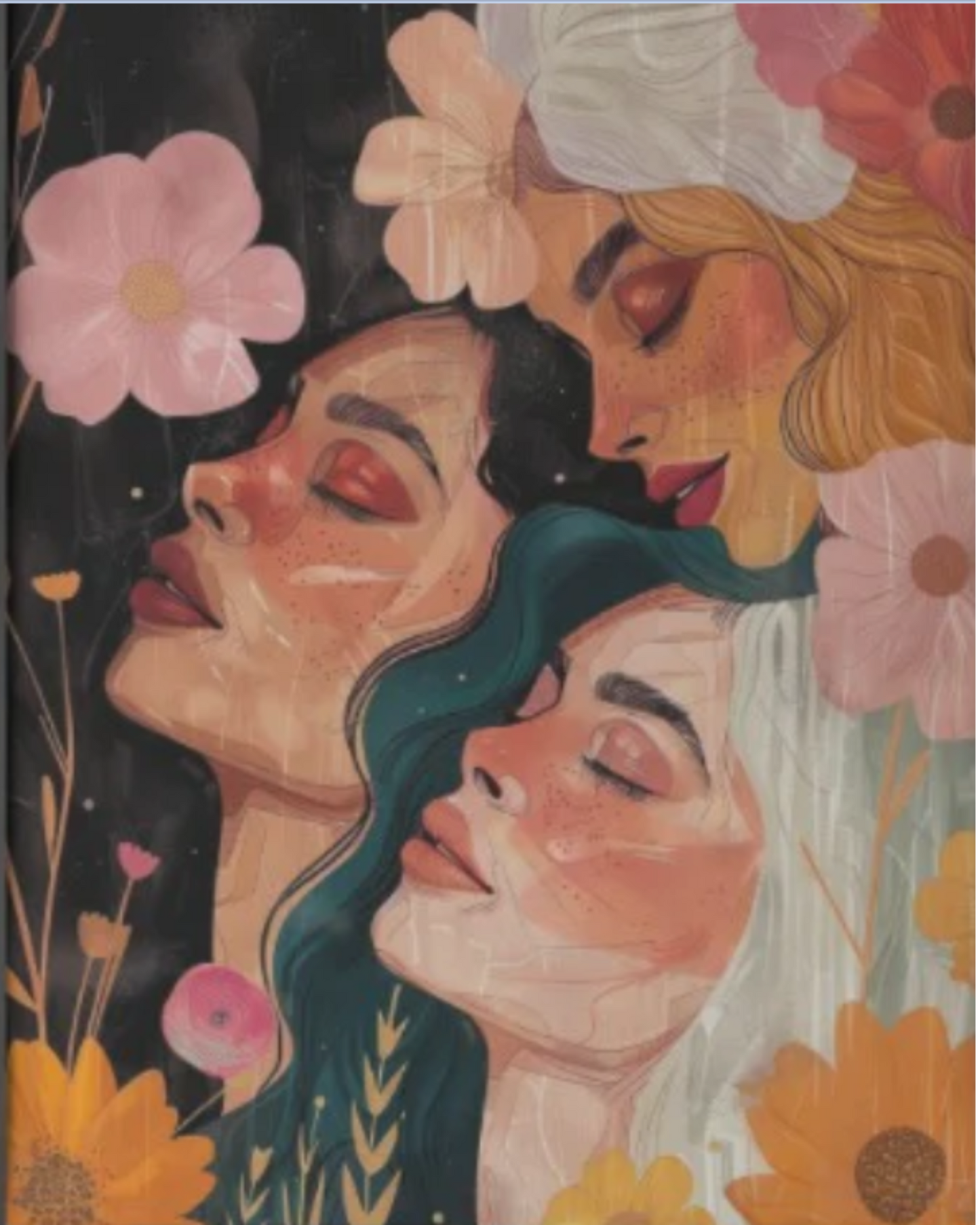 Charlie's Angels  DIY Acrylic Painting by Numbers Kit on Canvas - TULIP N TURTLE