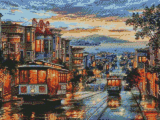 Tram DIY 5D Diamond Painting by Numbers Kit  on Canvas  Full Drill Rhinestone Embroidery Cross Stitch Pictures …