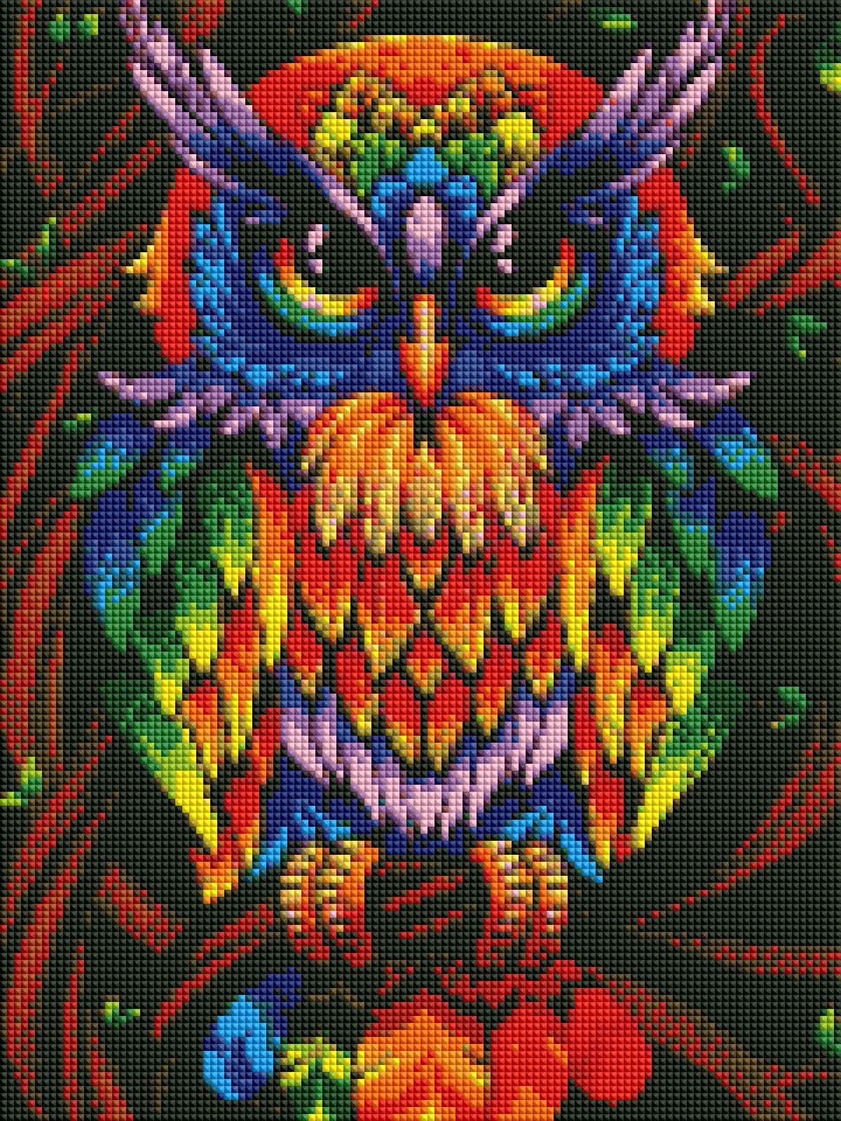 Owl DIY 5D Diamond Painting by Numbers Kit  on Canvas  Full Drill Rhinestone Embroidery Cross Stitch Pictures …