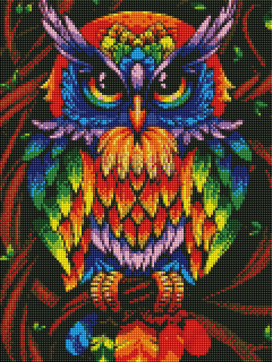 Owl DIY 5D Diamond Painting by Numbers Kit  on Canvas  Full Drill Rhinestone Embroidery Cross Stitch Pictures …