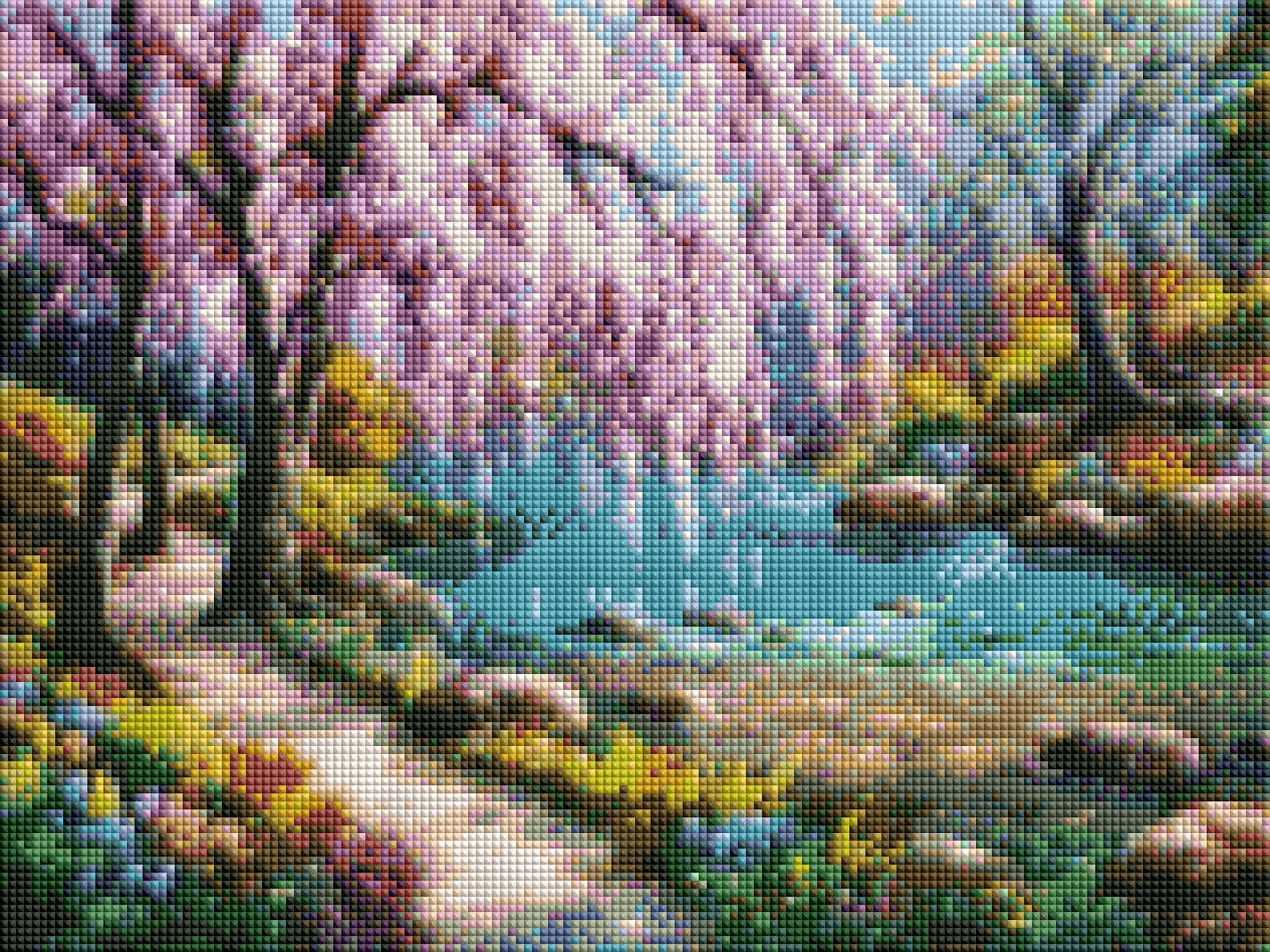 Drooping DIY 5D Diamond Painting by Numbers Kit  on Canvas  Full Drill Rhinestone Embroidery Cross Stitch Pictures …