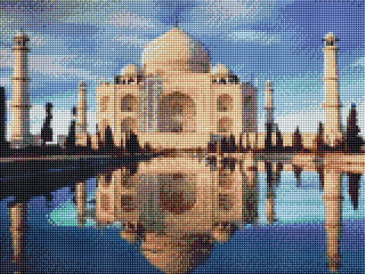 Taj Mahal DIY 5D Diamond Painting by Numbers Kit  on Canvas  Full Drill Rhinestone Embroidery Cross Stitch Pictures …