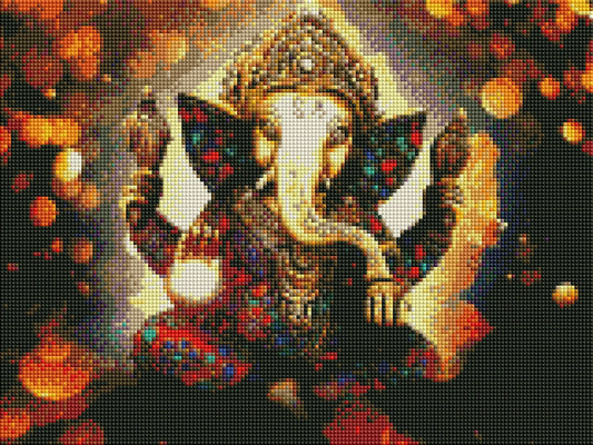 Colourful Ganesha DIY 5D Diamond Painting by Numbers Kit  on Canvas  Full Drill Rhinestone Embroidery Cross Stitch Pictures …