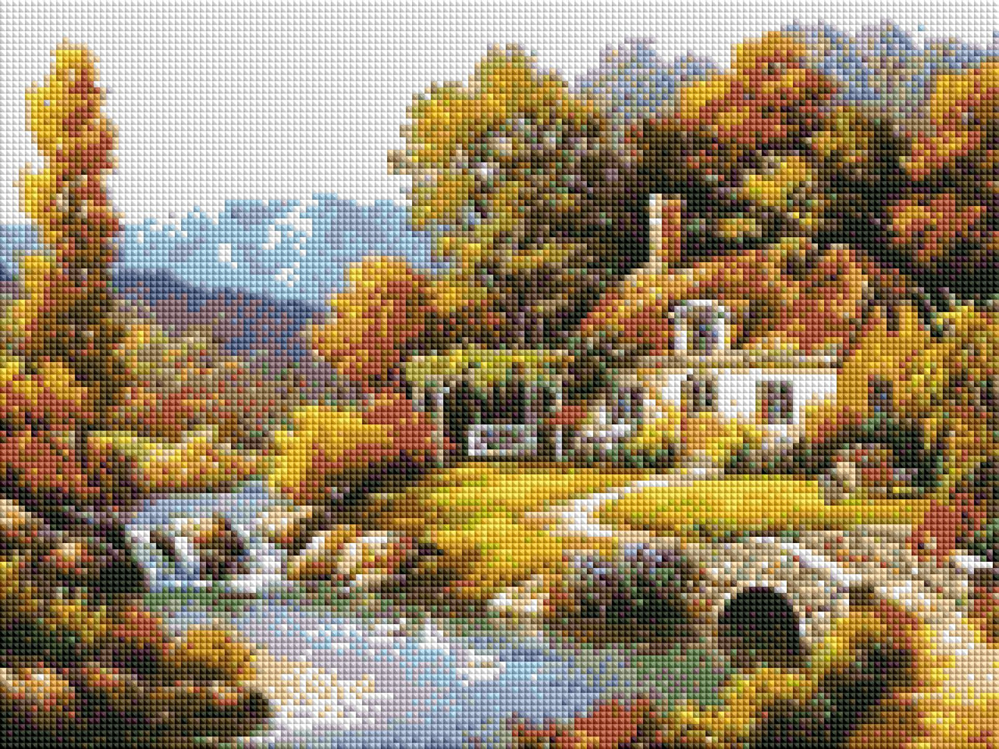 Bridge DIY 5D Diamond Painting by Numbers Kit  on Canvas  Full Drill Rhinestone Embroidery Cross Stitch Pictures …