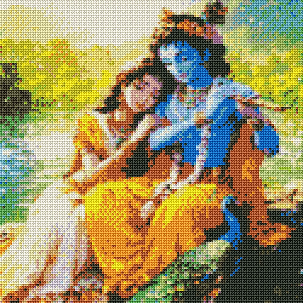 HOLY Family DIY 5D Round Diamond Painting by Numbers Kit  on Canvas Full Drill Rhinestone Embroidery Tulip N Turtle