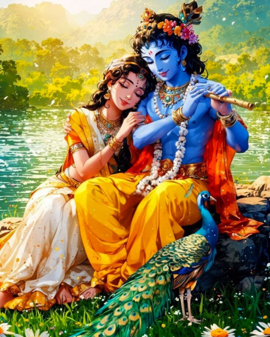 Fish DIY Acrylic Painting by Numbers Kit on Canvas. Deepan Enterprises