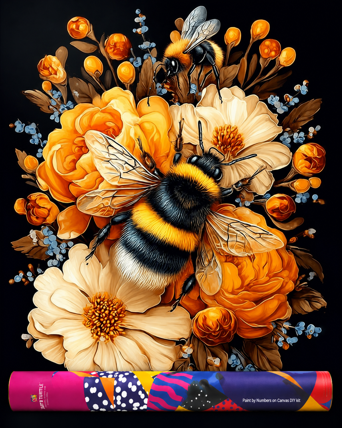 Bumblebee Signature Series tube packing SS 02 DIY Acrylic Painting by Numbers Kit on Canvas 40 50 cm 24 colours