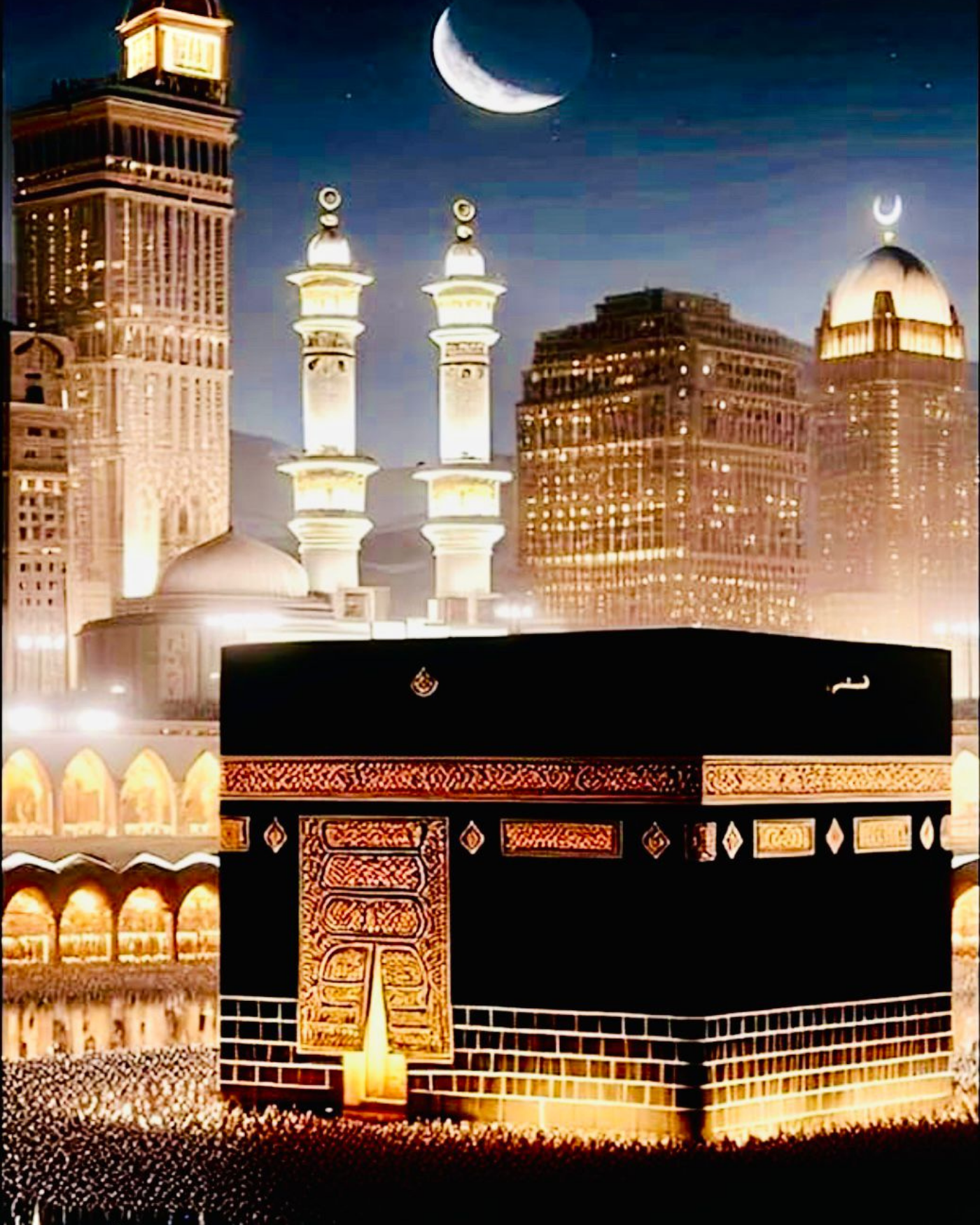 Kaaba DIY 5D Round Diamond Painting by Numbers Kit  on Canvas Full Drill Rhinestone Embroidery Tulip N Turtle