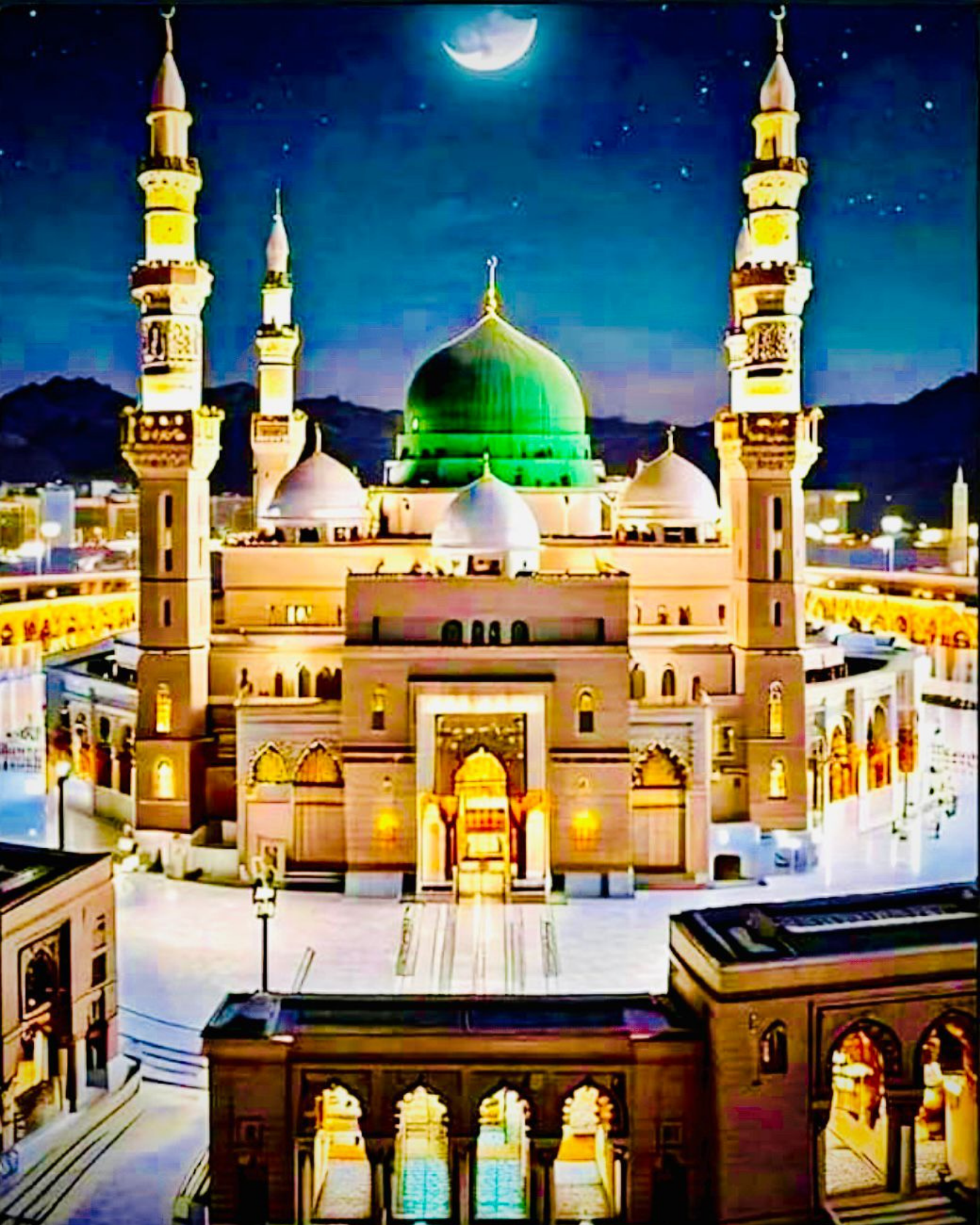 Madina Glow Wave Acrylic Painting by Numbers Kit on Canvas. Deepan Enterprises