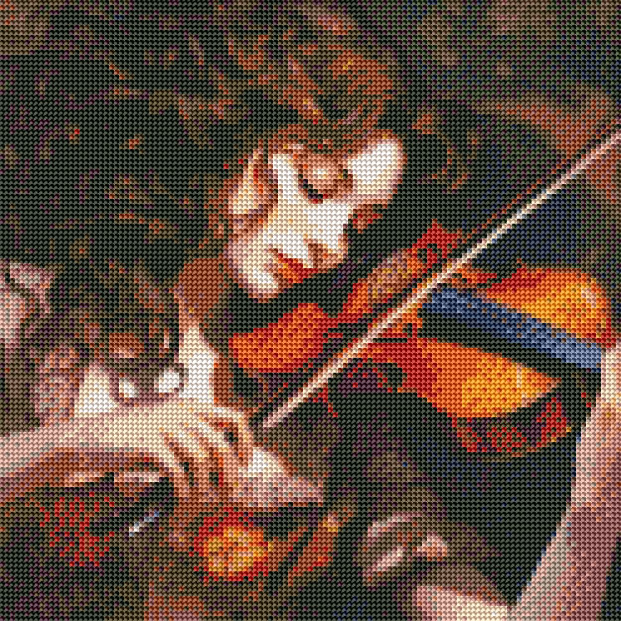 MANGALMURTY DIY 5D Round Diamond Painting by Numbers Kit  on Canvas Full Drill Rhinestone Embroidery Tulip N Turtle