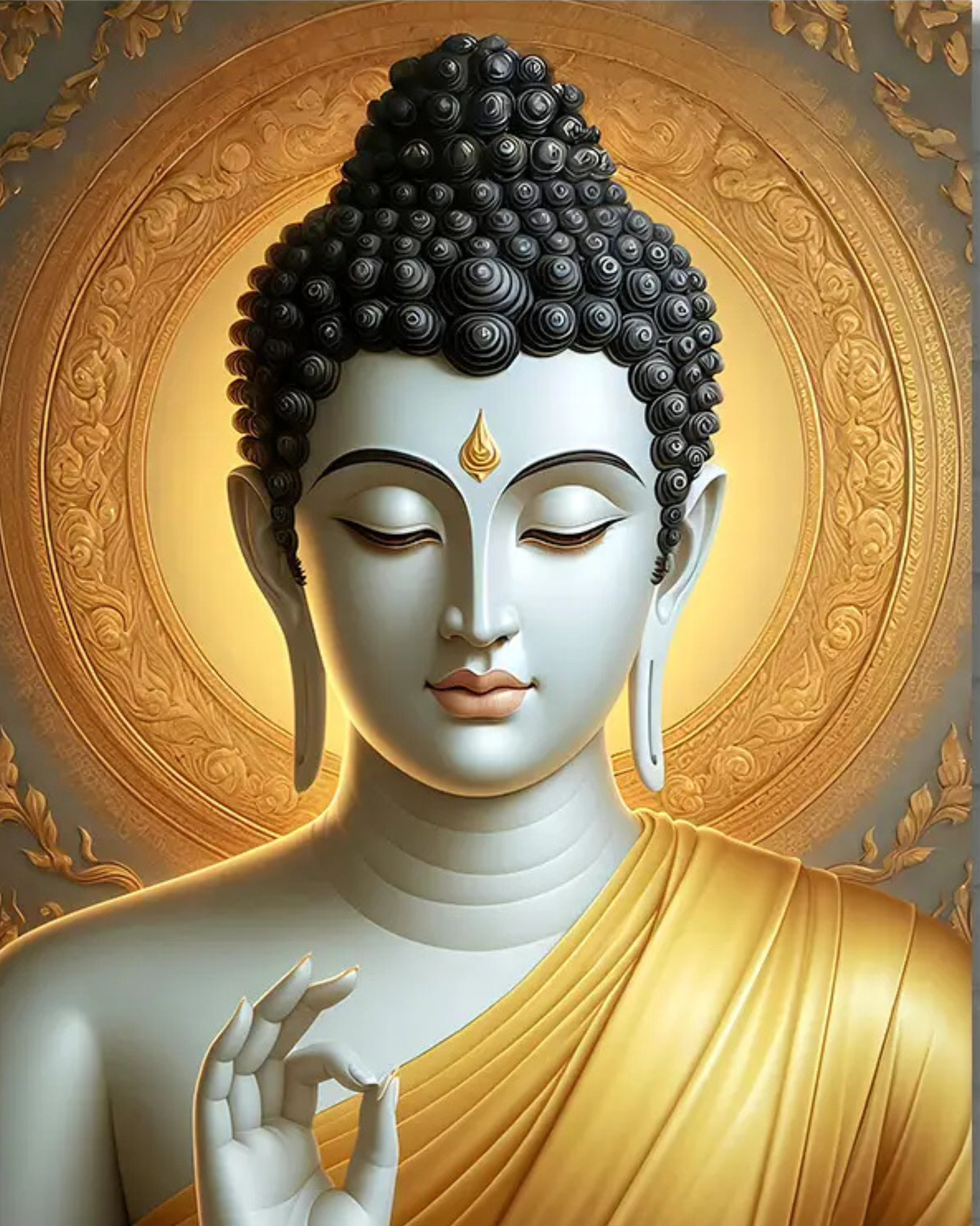 MAHABODHI DIY Acrylic Painting by Numbers Kit on Canvas - TULIP N TURTLE