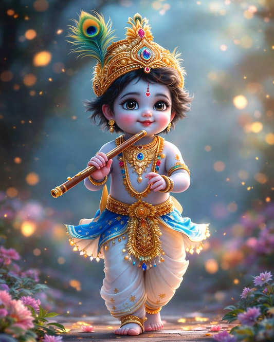 MAKHAN CHOR Vibe Acrylic Painting by Numbers Kit on Canvas.
