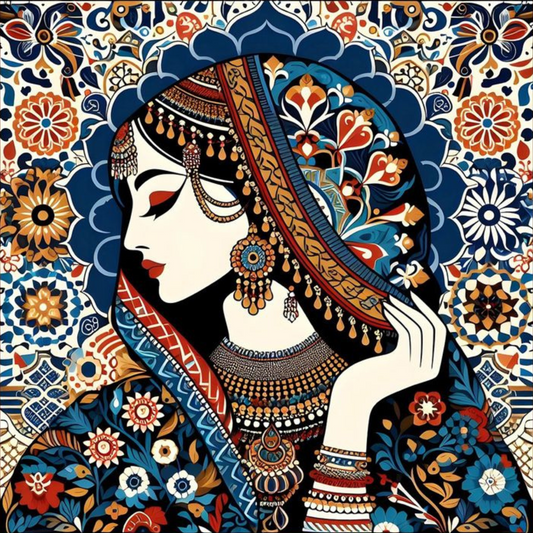 MASTANI  DIY Acrylic Painting by Numbers Kit on Canvas - TULIP N TURTLE