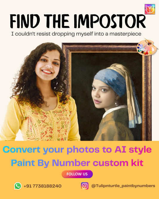 Famous Painting Custom Paint by Numbers Deepan Enterprises