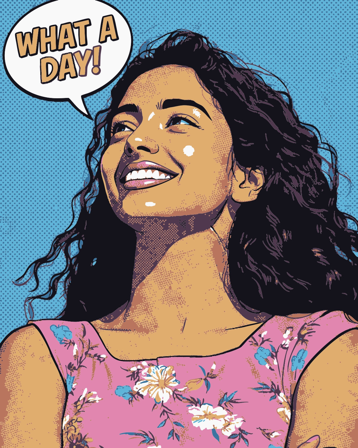 Mini  Close up Custom Paint by Numbers 20 cm*25 cm  8 colours Deepan Enterprises