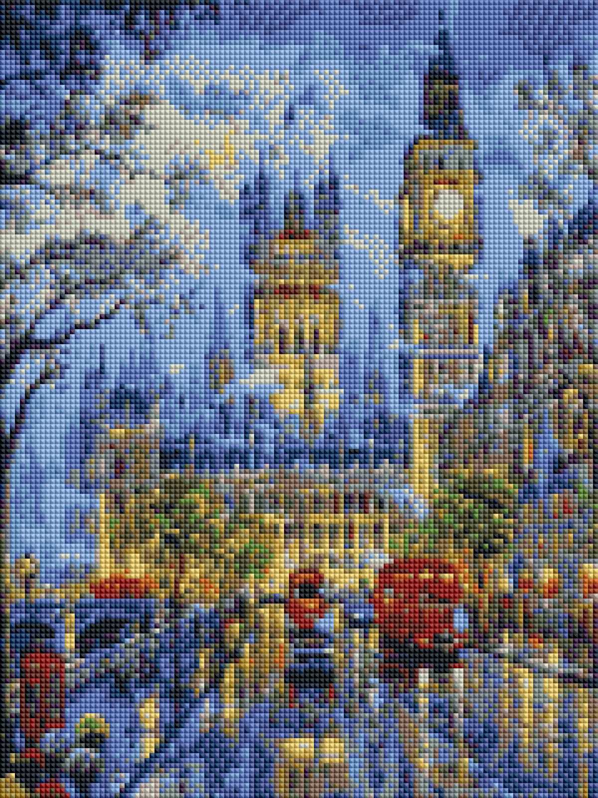 BIG BEN DIY 5D Diamond Painting by Numbers Kit  on Canvas  Full Drill Rhinestone Embroidery Cross Stitch Pictures …